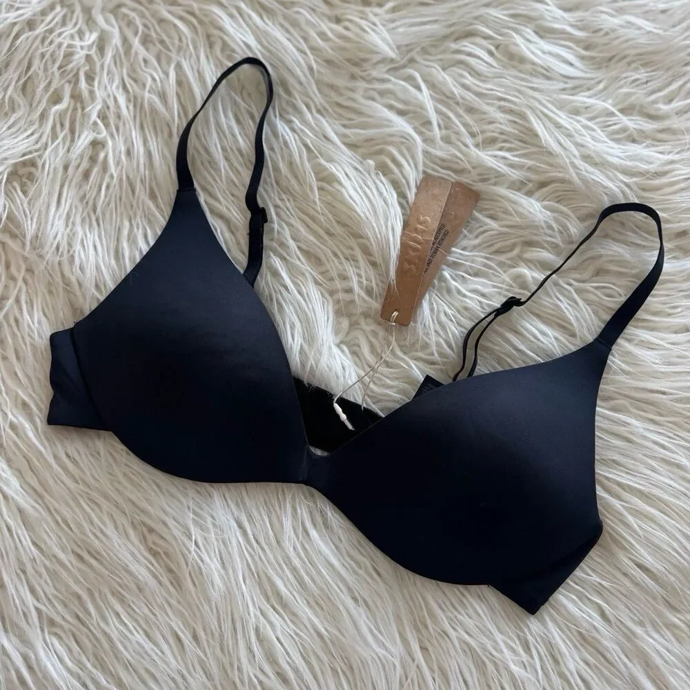 Skims Wireless Super Push up Bra Onyx Size 34A - Picture 4 of 7